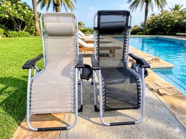 ШЕЗЛОНГ СГЪВАЕМ 66/160/110 СМ ТЕКСТИЛ И МЕТАЛ