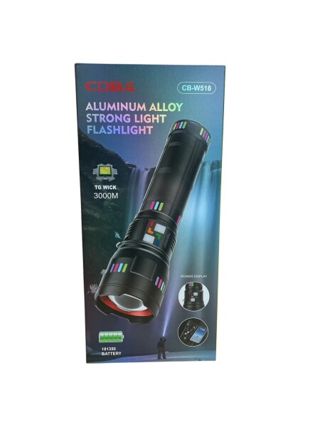 Фенер COBA CB-W518 с LED акумулаторна батерия и обхват 3 км